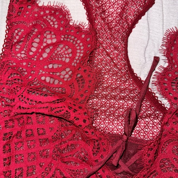 Victoria’s Secret unlined lace up bralette size Med - Picture 10 of 12